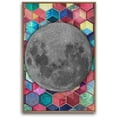 thumbnail image 3 of IDEA4WALL Framed Canvas Wall Art for Living Room, Bedroom Moon Canvas Prints for Modern Home Decoration Ready to Hang, 3 of 4