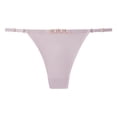 thumbnail image 2 of Low Rise Panties for Plus Size Women, Ultra Soft & Breathable Bikini or Hipster Style, Tagless Comfort for All-Day Wear and Sensitive Skin. Light Gray L, 2 of 3