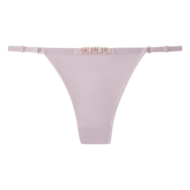 Low Rise Panties for Plus Size Women, Ultra Soft & Breathable Bikini or Hipster Style, Tagless Comfort for All-Day Wear and Sensitive Skin. Light Gray S