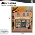 thumbnail image 4 of Stupell Industries Eclectic Fall Book Shop Facade Gold Floating Frame Canvas Art, 25 x 31, by The Prints Vibe, 4 of 8
