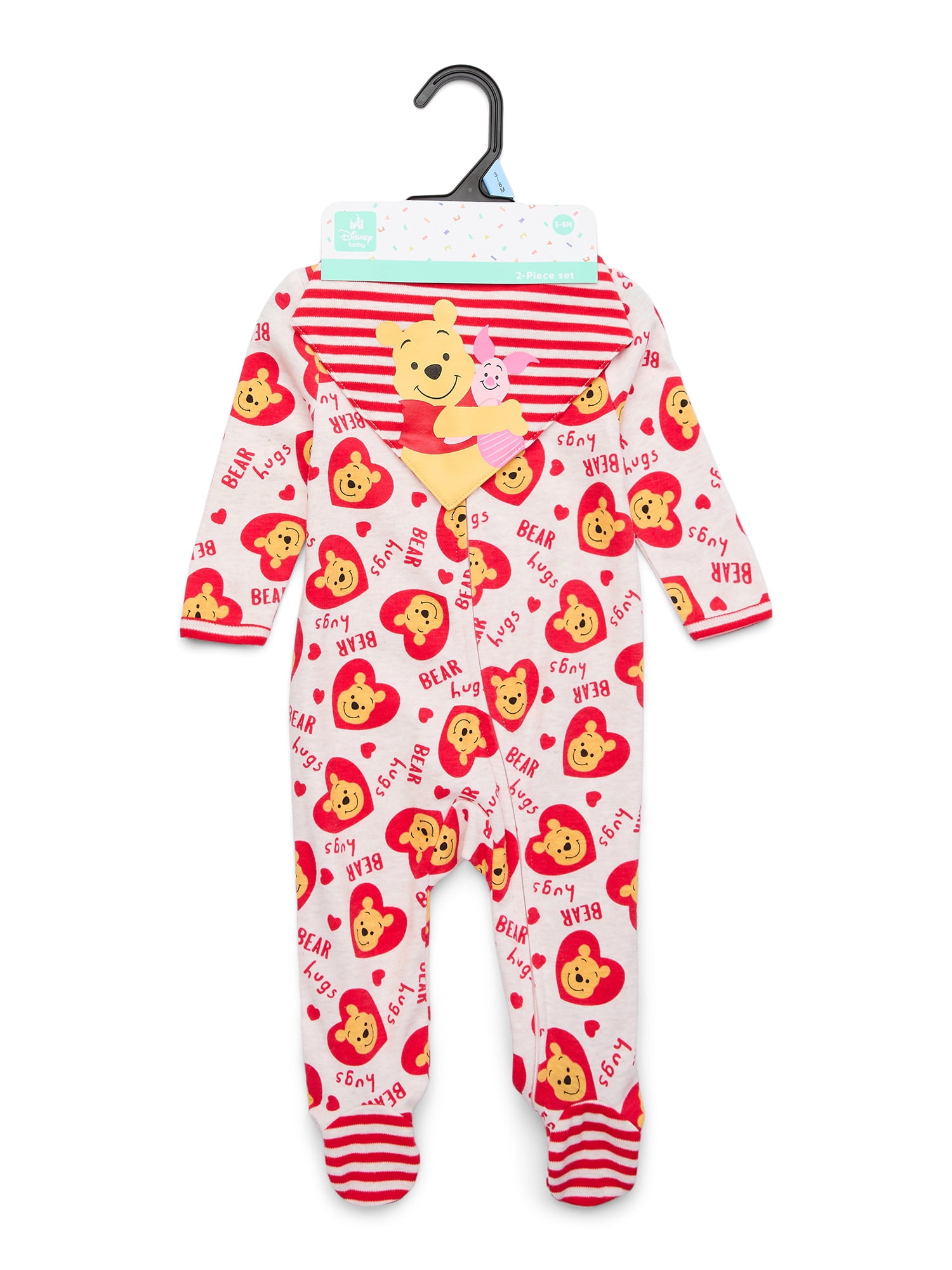 Winnie the Pooh Baby Valentine's Day Layette Gift Set, 2-Piece, Sizes Newborn-6/9 Months