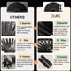 thumbnail image 4 of Abanico de Mano Plegable Grande con Purpurina para Hombre y Mujer, Ideal para , Festivales, Clubes, Fiestas y Bailes, Plateado., 4 of 5