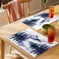 thumbnail image 4 of Purple Ombre Forest Placemats Set of 4 Modern Landscape Abstract Art Place Mats Indoor Wipeable Table Mats Washable Cloth Dining Table Placemats for Kitchen Holiday Party Home Decor 13x19 Inch, 4 of 9