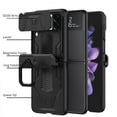 thumbnail image 3 of Hard Armor Shockproof Case for Samsung Galaxy Z Flip 4 5G 2022 Slide Lens Cover For Galaxy Z Flip 4 Case Magnetic Hinge with Ring for Samsung Flip 4 Case, 3 of 13