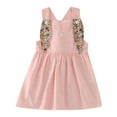 thumbnail image 2 of WEAIXIMIUNG Toddler Girls Sleeveless Easter Cartoon Rabbit Printed Princess Dress 100, 2 of 4