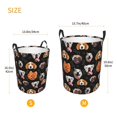 thumbnail image 3 of Fuzoiu Different Breeds Of Dogs Print Circular Hamper,Laundry Basket with Handle,Collapsible Laundry,Dirty Clothes Storage Basket,for Bedroom Bathroom Dorm Living Room-Small, 3 of 6