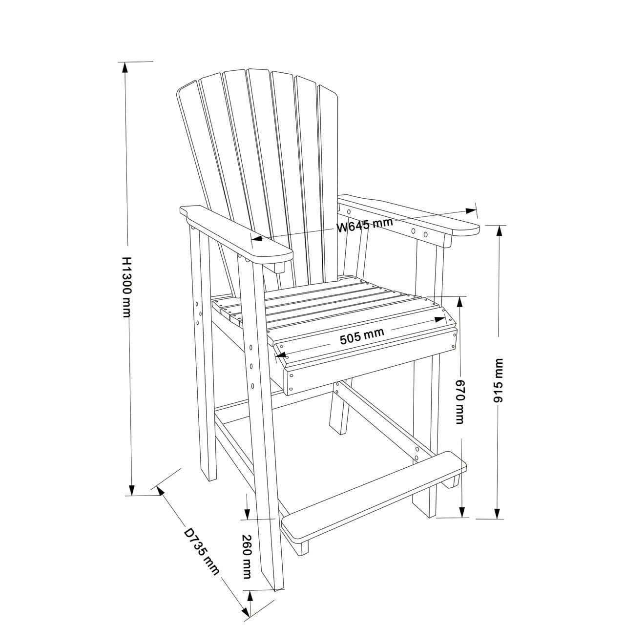 Outdoor Tall Bar Stools Set of 2, Patio Bar Stool Chair with High Back for Balcony, White and Gray