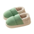 thumbnail image 6 of Hpapadks Kids Slippers Girls Cozy Winter Indoor Shoes Soft Sole Slip On Comfortable Home Footwear Boys Shoes Mint Green, 6 of 6