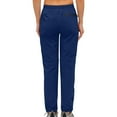 thumbnail image 5 of Cargo Hiking Pants Womens Quick Dry Lightweight Water Resistant Elastic Waist Workout Active Pants for All Seasons (2XL, Blue A), 5 of 6