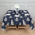 thumbnail image 3 of Siberian Husky Square Tablecloth,Waterproof Square Table Cover,Wipeable Spillproof Washable Table Cover for Home Kitchen Party Decor 52"x52"(132x132cm), 3 of 6