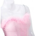 thumbnail image 5 of Elle Woods Bunny Bodysuit Women Sexy Pink Bunny Bodysuit with Ear Headband Halloween Outfit, 5 of 8