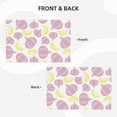 thumbnail image 3 of Placemats Set Of 4 / 6, Cartoon Garlic Cloves Placemats For Dining Table Indoor/Outdoors Heat Resistant Washable Placemats 18" X 12", 3 of 8