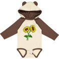 thumbnail image 3 of Inktastic Pair of Sunflowers Boys or Girls Long Sleeve Baby Bodysuit, 3 of 5