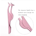 thumbnail image 4 of Pince à Cils Professionnelle Outil d'Application de Faux Cils Clip en Acier Inoxydable - Champagne Violet, 4 of 6
