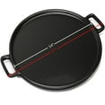 thumbnail image 2 of Home-Complete 14-Inch Pre-Seasoned Cast Iron Pizza Pan for Oven, Stovetop, or Grill Use, 2 of 8