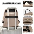thumbnail image 4 of JIALIOU Mini Backpack Purse for Women Quilted Casual Daypack Small Travel Shoulder Bag, Bronze Brown, 4 of 7