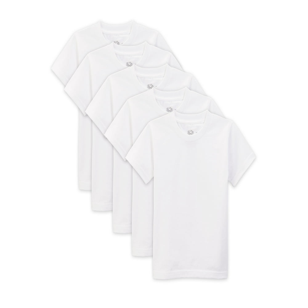 Fruit of the Loom Fruit of the Loom Classic White Crew Undershirts, 5