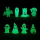 thumbnail image 4 of 8 Unids Brillante Fantasma de Halloween Estatua Ornamento Sharpla Fantasma Luminoso en Miniatura para Césped Fiesta, 4 of 8