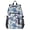 Blue Irises Colored Glass, variant on 14" Laptop Backpack Waterproof Airline Approved Stylish Casual Daypack for Travel Business College Work, Cute Bear with Honey Pot