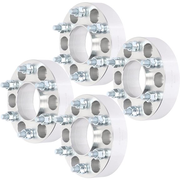 SCITOO 4X 6x5 to 6x5 Wheel Spacers Silver 12x1.5 78.1mm 1.5" fits for 2004-2007 for Buick Rainier 2003-2006 for Chevrolet SSR