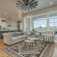 thumbnail image 4 of Great Zero Marle Ivory & Blue 8' x 10' Area Rug, 4 of 5