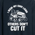 thumbnail image 3 of Instant Message - Others Don't Cut It - Men's Long Sleeve T-Shirt, 3 of 6