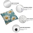 thumbnail image 4 of SHANXI Daisies Floral Bloom Throw Pillows Flower Decorative Pillow Cases 20x20in, 4 of 5