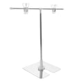 thumbnail image 1 of HAMPPLIES Support Compact pour Bannière de Table avec Cadre en Acier Inoxydable pour Enseignes Extérieures, 1 of 8