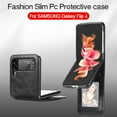 thumbnail image 2 of for Samsung Galaxy Z Flip 4 Wallet Case with Card Holder, Business Style Premium Leather for Women Men Protective Phone Case Cover for Samsung Galaxy Z Flip4 5G DK Black, 2 of 7