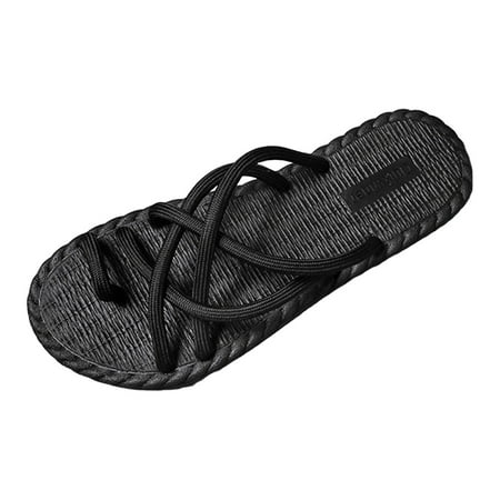 XDDST Mens Summer Sandals 2024 Trendy Men Shoes Flat Flip Flops Casual Sandals Fashion Outerwear Beach Shoes