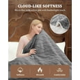 thumbnail image 3 of GAOMON 84"x90" Grey Electric Blankets, Tufted Sherpa Heated Blanket, 10 Heat Levels, 10 Timer Settings, Machine Washable, Plush Full Size, 3 of 9