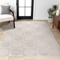 thumbnail image 5 of JONATHAN Y SANDSTONE 5 x 8 Area Rug, Helena Circles In Squares - White/Cream, SND104B-5, 5 of 9