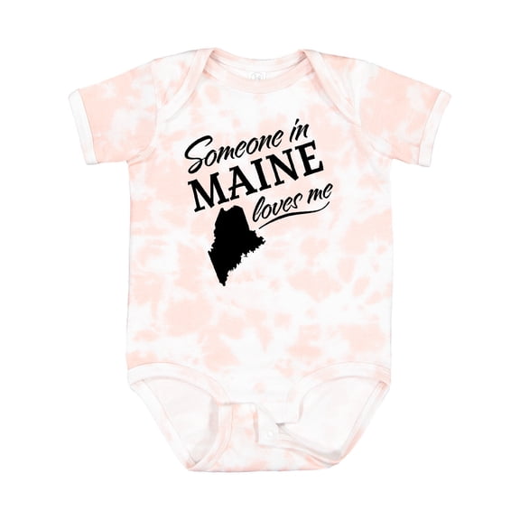 Inktastic Someone in Maine Loves Me Boys or Girls Baby Bodysuit