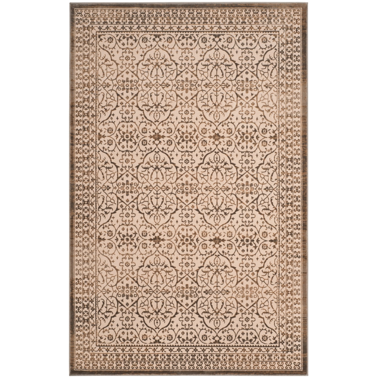 SAFAVIEH Brilliance Craig Oriental Area Rug, Cream/Bronze, 4' x 6'