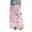 Hot Pink, variant on TIREOW Girls Wide Leg Pants Cute Print Elastic High Waist Drawstring Baggy Casual Pants Fashionable Breathable Lightweight Pants