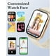 thumbnail image 5 of Reloj inteligente RUIMEN H1 de 1,8 pulgadas para mujer/hombre con 2 correas, blanco, 5 of 8
