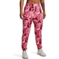 thumbnail image 2 of Under Armour Women's Women's UA Rival Terry Printed Joggers Sweatpants Pace Pink White Jogger as1, Alpha, x_l, Regular, Regular, 2 of 6