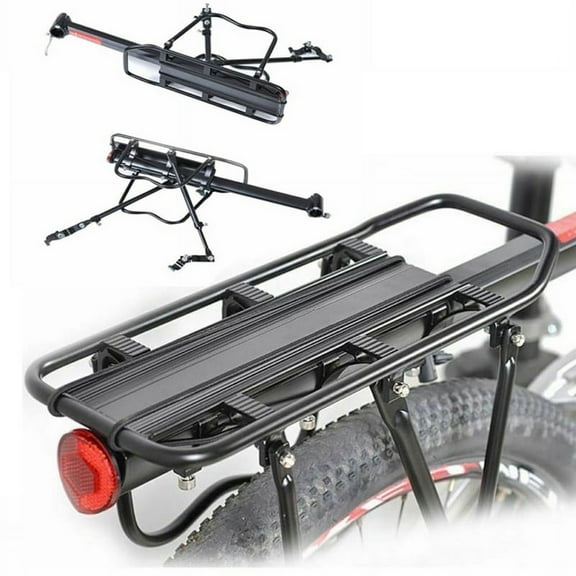 Adjustable Bike Cargo Rack Aluminum Alloy Mountain Bike Rear Rack Pannier Luggage Carrier Rack