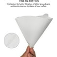 thumbnail image 5 of 100 pieces Coffee Filters Paper Cone Filters Basics Basket Disposable Natural Paper Filters Cone For Pour Over and Drip Coffee Maker, 5 of 5