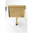 thumbnail image 3 of Kingston Brass K250A2CK Shower Scape 9-5/8" Square Shower Head with Shower Arm, Polished Brass, 3 of 5
