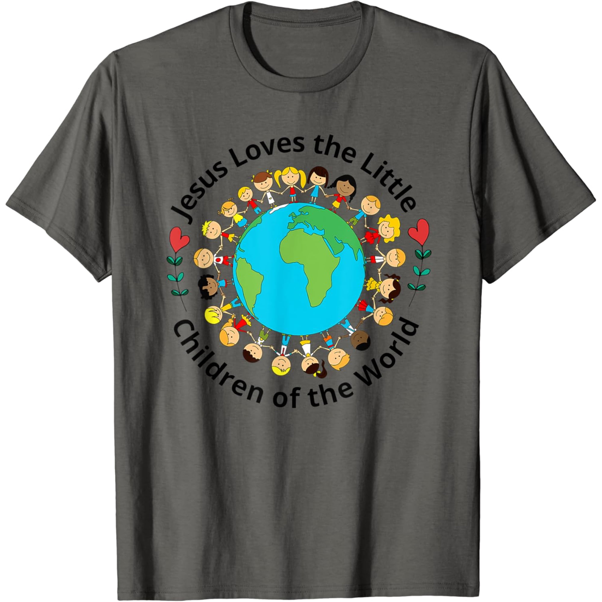 Christ Loves Children Of World Christian Mother Teacher T-Shirt