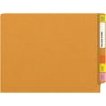 thumbnail image 3 of 14 pt Color Folders, Full Cut 2-Ply End Tab, Letter Size, 2 Fasteners in Pos #1 & #3, Goldenrod (Box of 50), 3 of 18
