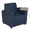 Navy Blue / Noble Oak, variant on Nova Tablet Arm Chair w/ Storage- Grey/Ash Grey