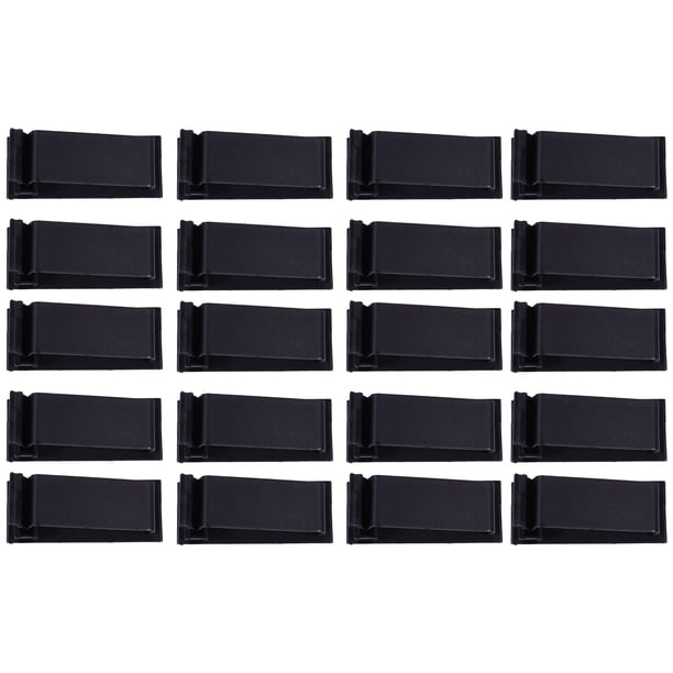 GOOHOCHY 20PCS Clips de gestión de cables Organizadores de cables autoadhesivos Soporte de cables