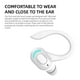 thumbnail image 5 of Sywqhk Auriculares colgantes a prueba de agua Auriculares inalámbricos compatibles con Bluetooth (Blanco), 5 of 8