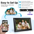 thumbnail image 4 of 10.1-inch Uhale Digital Frame for Photo, White Suitable for Elderly, Girls, and Women, for Watching Videos and Tutorials While Cooking in the Kitchen, 4 of 7