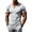 Gray, variant on VgaVtl Summer T Shirt for Men Muscle Short Sleeve V-Neck Workout Solid Color Leisure Quick Drying Slim Shirts for Men