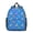 Unicorn and Blue, variant on Unicorn and Flower Blue Pattern Backpack for School, Cute School Bag with Adjustable Shoulder Straps and Padded Back, 13.8"x11.4"x6"