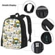 thumbnail image 3 of Fotbe Transportation Cartoon Set Escolar 3 en 1 para Niños - Mochila Duradera con Lonchera Aislante y Estuche para Lápices - Mochila Escolar para Niños y Niñas, 3 of 7