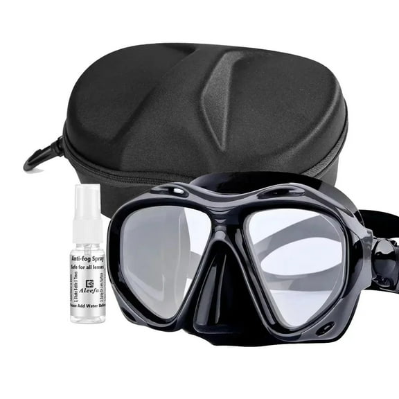  2.0 to  5.0 Hyperopia Diving Mask – Tempered Glass Lens for Clear Underwater Vision